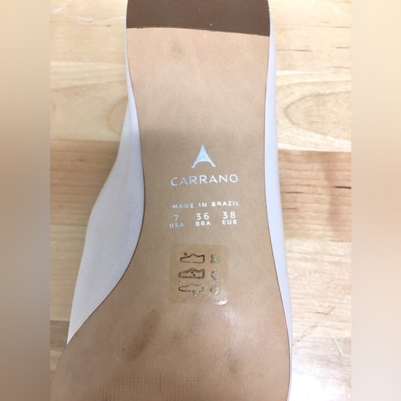 Carrano Nude Pointed Toe Flats - Picture 5 of 5